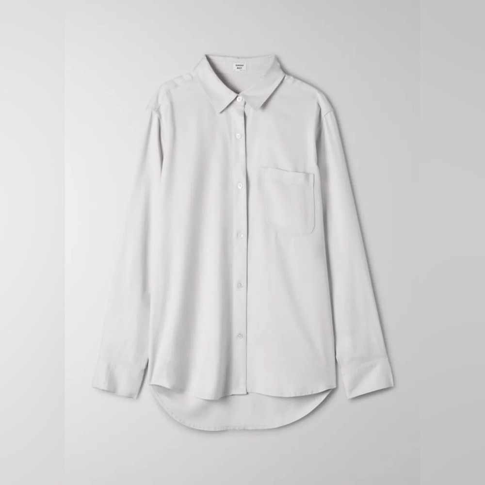 ARITZIA Sunday Best Montana Long Sleeve Shirt Size Small - Picture 2 of 8